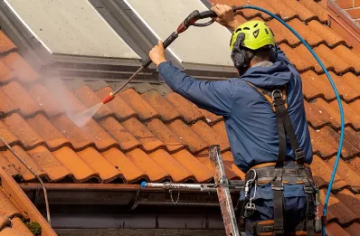 Démoussage et hydrofuge de toiture à Sercœur